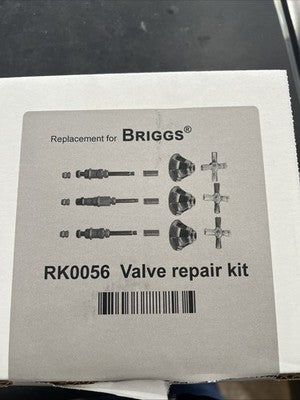 BRIGGS TUB AND SHOWER THREE HANDLE REBUILD KIT CHROME RK0058