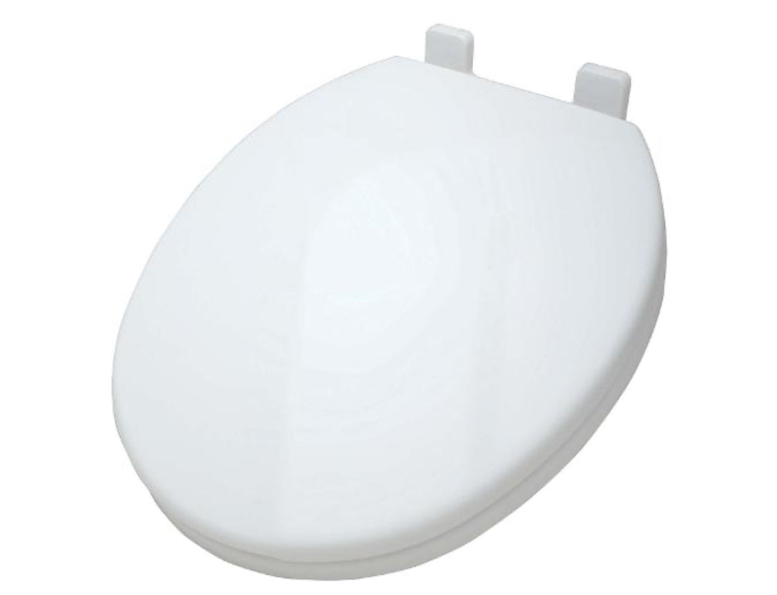 ROUND PLASTIC TOILET SEAT SLOW CLOSE QUICK INSTALL 39711