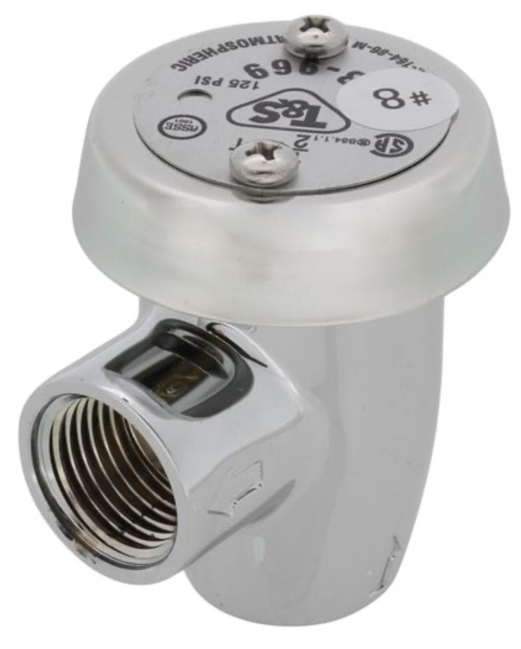 T&S BRASS 1/2 FNPT ATMOSPHERIC VACUUM BREAKER COMPLETE B-0969