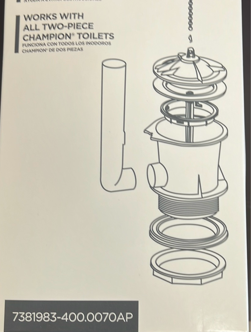 AMERICAN STANDARD CHAMPION 4 FLUSH VALVE 7381983-0070A