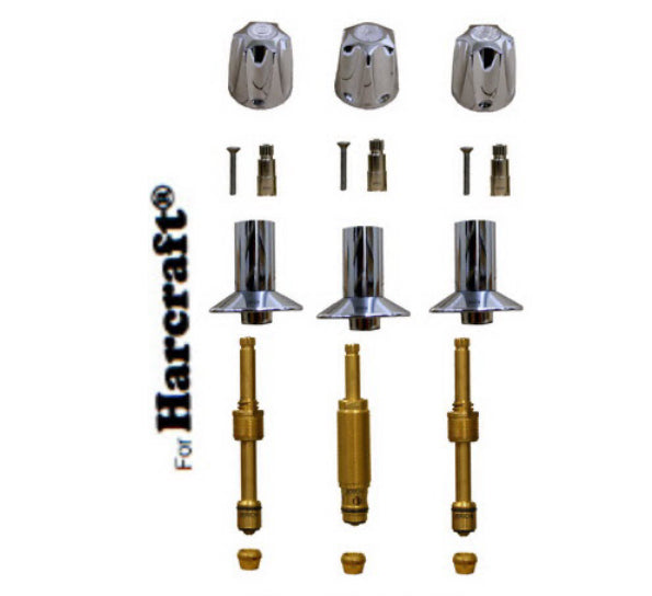 HARCRAFT THREE HANDLE REBUILD KIT RK9614