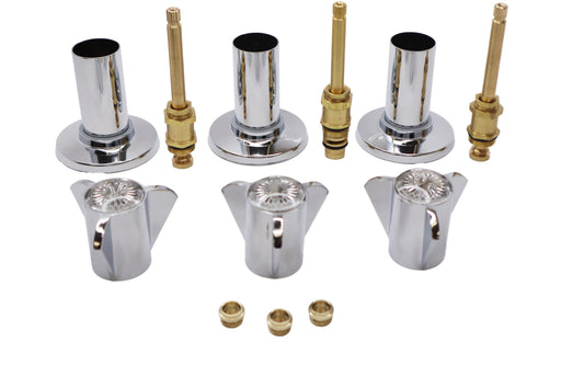 SAYCO THREE HANDLE TUB AND SHOWER REBUILD KIT SC60