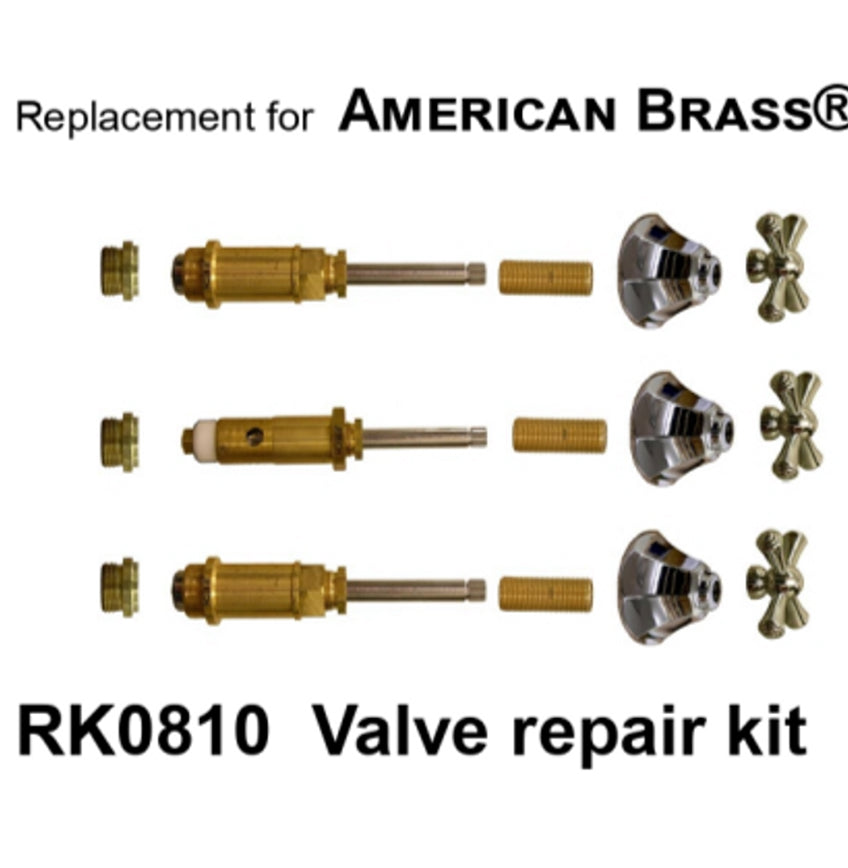 AMERICAN BRASS THREE HANDLE REPAIR KIT RK0810