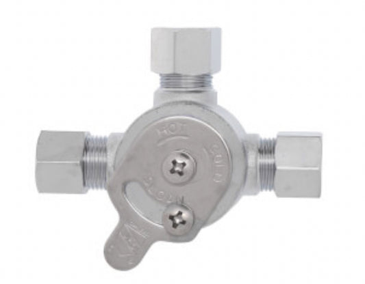 SLOAN MIX-60-A Below Deck Mechanical Water Mixing Valve for use w/ Optima Plus EBF-615/EBF-650 Faucets, 3326009