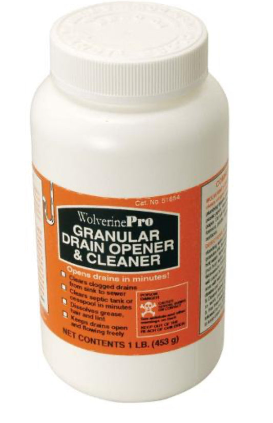 51654 WOLVERINE BRASS DRAIN CLEANER 1 LB