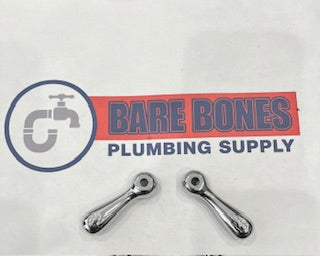 AMERICAN STANDARD CHROME LEVER HANDLES FOR BACKMOUNT KITCHEN FAUCET OLD STYLE AS1190PR