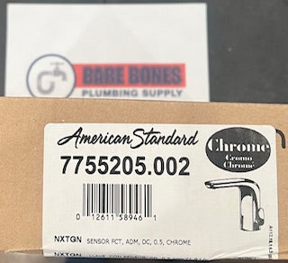 AMERICAN STANDARD 7755205.002 NextGen Selectronic Touchless Faucet, Battery-Powered w/ Above-Deck Mixing, 0.5 gpm/1.9 Lpm (Chrome)