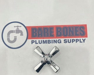 BRIGGS CHROME COLD CROSS HANDLE FOR TUB AND SHOWER FAUCET BR0132C