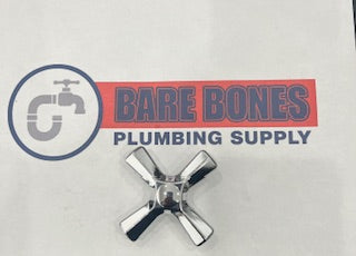 BRIGGS CHROME DIVERTER CROSS HANDLE FOR TUB AND SHOWER FAUCET BR0132D