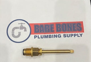 CENTRAL BRASS OLD STYLE TUB AND SHOWER STEM FOR TWO HANDLE AND THREE HANDLE HOT OR COLD 28231 5 1/4" LENGTH