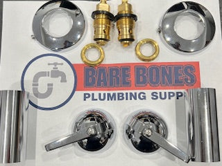 CRANE OLD STYLE DIALESE TWO HANDLE TUB AND SHOWER CHROME REBUILD KIT KIT-CR142