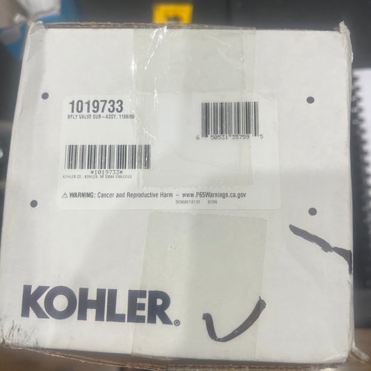 KOHLER BUTTERFLY VALVE 1019733