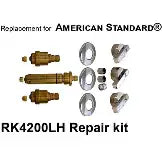 AMERICAN STANDARD RSERIES THREE HANDLE TUB AND SHOWER REPAIR KIT LEVER HANDLES RK4200LH