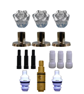 PHOENIX/NIBCO RK85501 THREE HANDLE TUB AND SHOWER REBUILD KIT