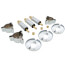 ELJER THREE HANDLE TUB AND SHOWER REBUILD NEW STYLE CHROME RK6750