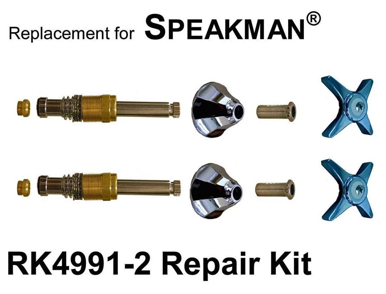 Speakman Kent Two Handle Rebuild Kit Chrome RK4991-2